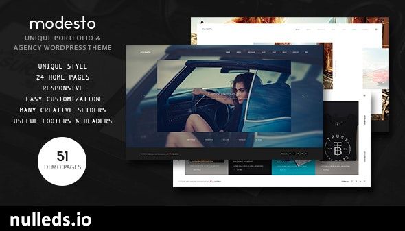 Modesto - Photography Portfolio WordPress Theme