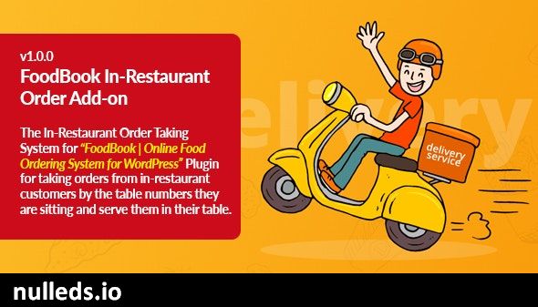 FoodBook In-Restaurant Orders Add-on