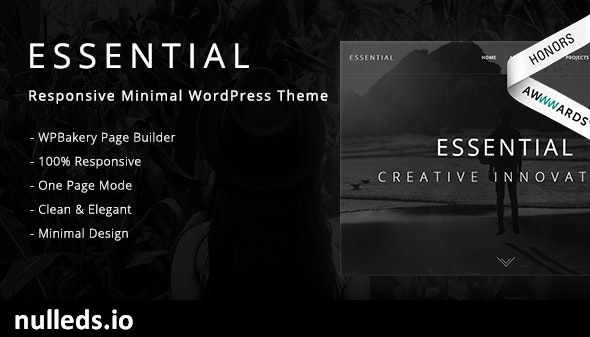 Essential - Responsive Minimal WordPress Theme