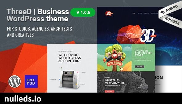 ThreeD | WordPress Theme for Architects, Studios & Agencies