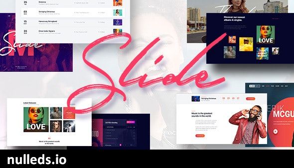 Slide - Music WordPress Theme