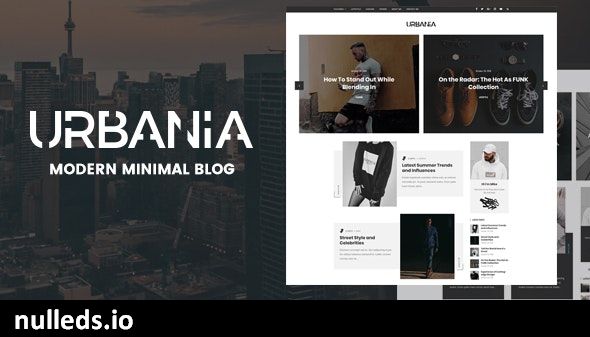 Urbania - Modern Minimal WordPress Blog