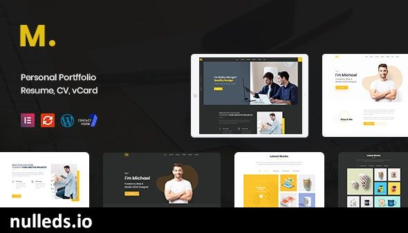 Mak - Personal Portfolio & Resume WordPress Theme