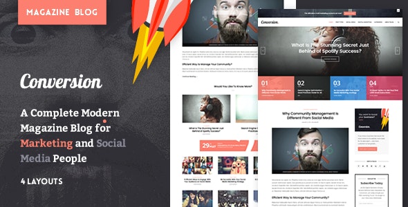 Ultimate Conversion - Digital Marketing Magazine Blog Theme