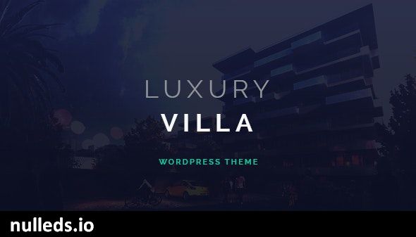 Luxury Villa - Property Showcase WordPress Theme