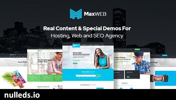 MaxWeb - Hosting & SEO Agency WordPress Theme