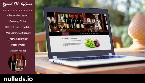 Good Ol` Wine - Winery & Restaurant WordPress Theme