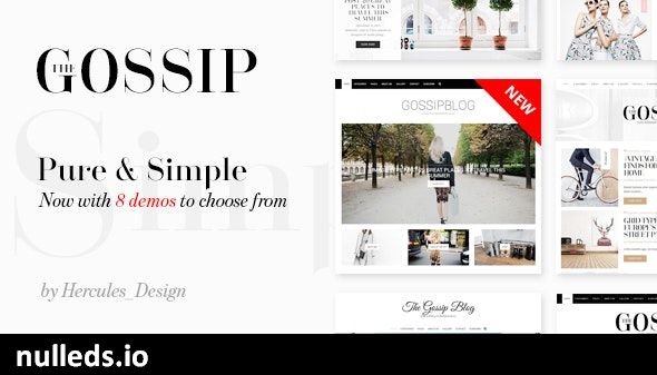 Gossip - Pure & Simple Personal WordPress Blog