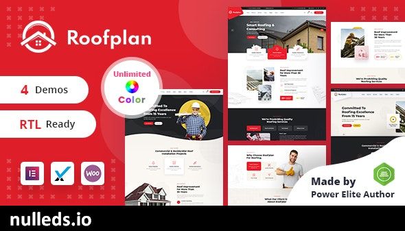 Roofplan - Roofing Services WordPress Theme + RTL