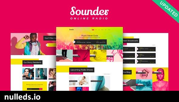 Sounder | Online Internet Radio Station WordPress Theme + RTL