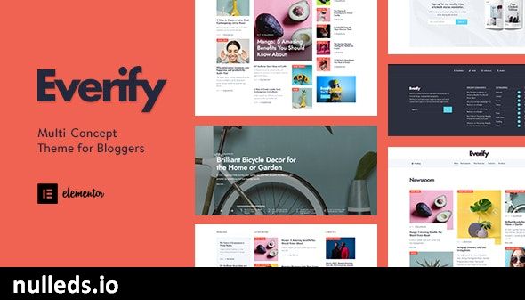 Everify - Multi-Concept Theme for Bloggers