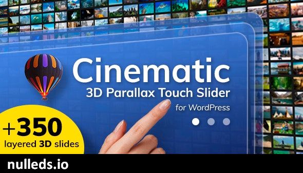 Cinematic 3D Parallax Touch Slider for WordPress v1.4