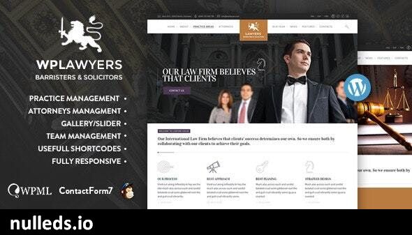 Lawyers  | Attorneys WordPress Theme