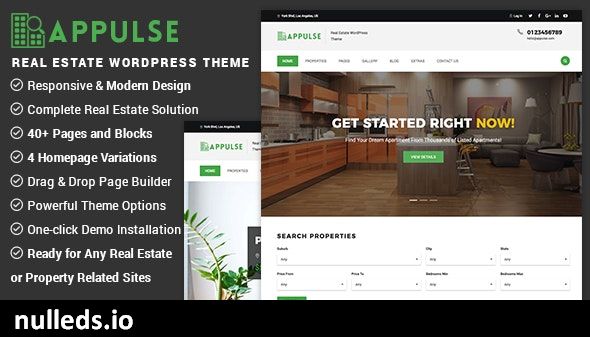 Appulse - Real Estate WordPress Theme