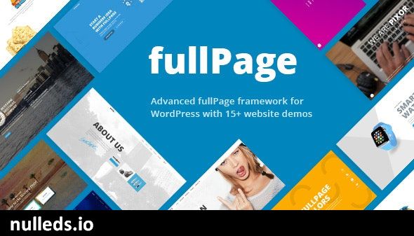 FullPage - Fullscreen One Page Theme