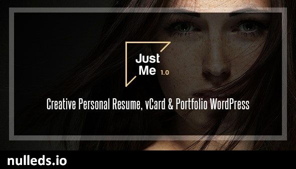 Just Me | Creative Portfolio WordPress Theme