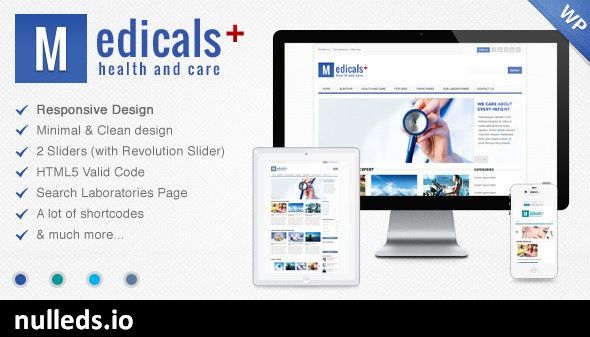 Medicals - Health & Care WordPress Theme