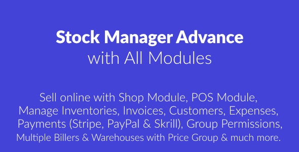 v3.5.2 Stock Manager Advance with All Modules