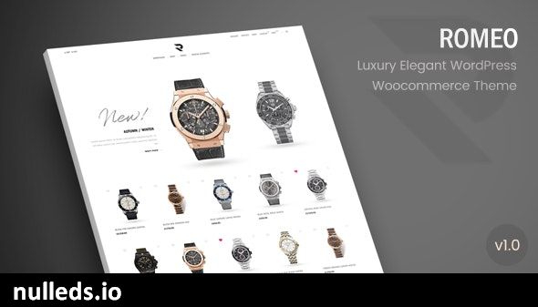 Romeo - Luxury Modern WooCommerce WordPress Theme