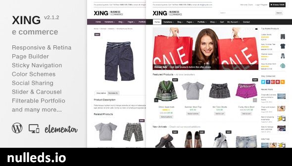 Xing - Business / ecommerce WordPress Theme