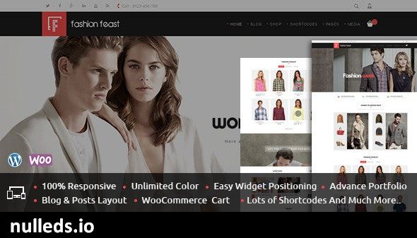 Fashion Feast - WooCommerce Responsive Theme