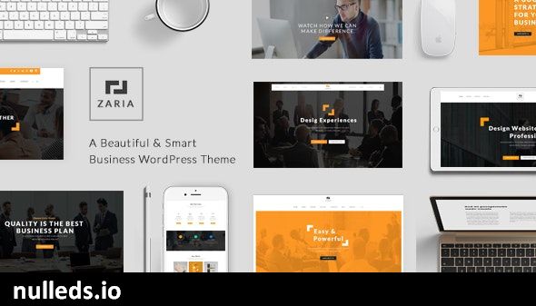 Zaria - A Beautiful Business Responsive WordPress Theme