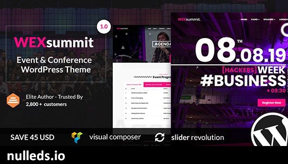 WEXsummit- Event And Conference WordPress Theme