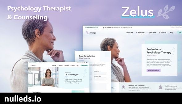 Zelus - WordPress Theme for Psychology Counseling