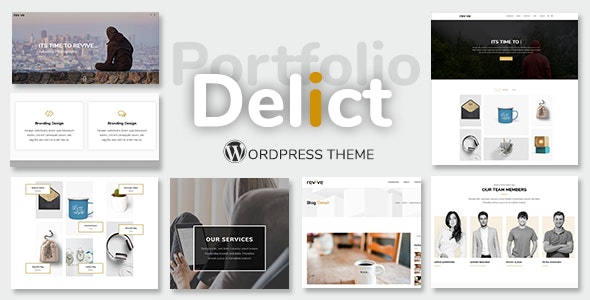 Delict - Minimal Agency & Portfolio Multipurpose WordPress Theme