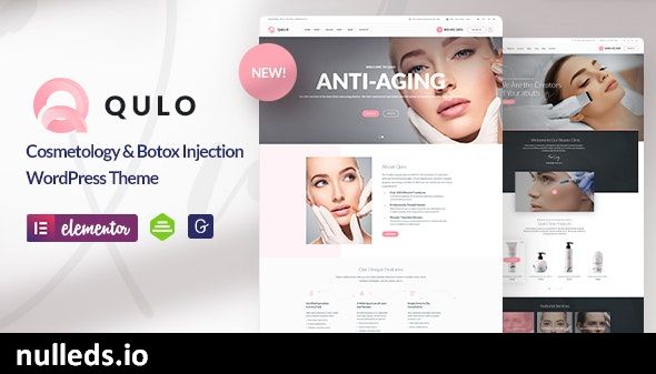 Qulo - Cosmetology and Botox Injection WordPress Theme