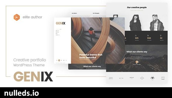 Genix - Creative Portfolio WordPress Theme