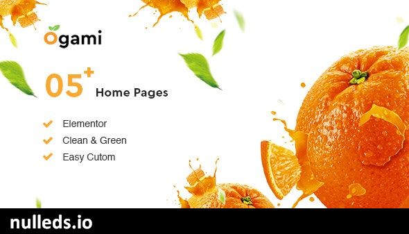 Ogami - Organic Store WordPress Theme