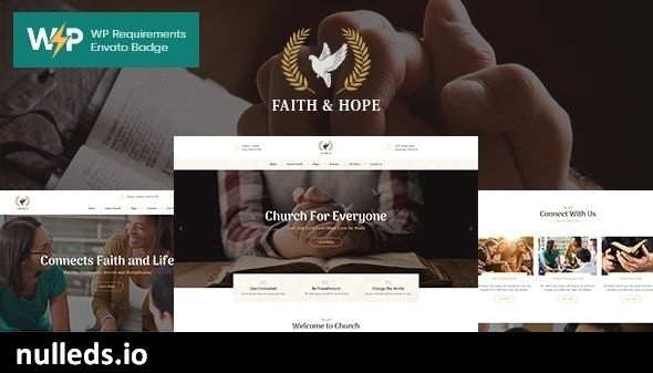 Faith & Hope | A Modern Church & Religion Non-Profit WordPress Theme