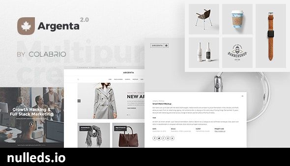 Argenta - Creative Multipurpose WordPress Theme