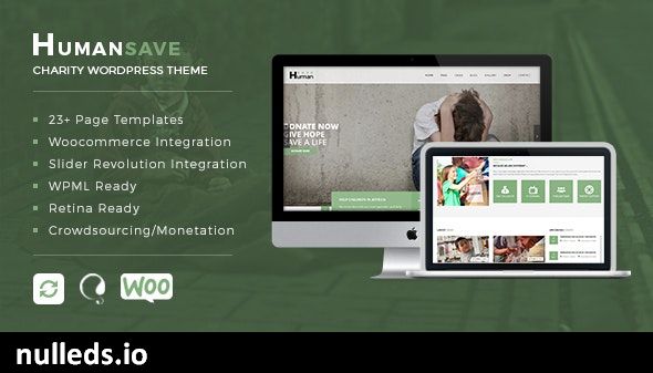 Humansave - Responsive Nonprofit Charity WordPress Theme