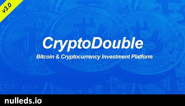 CryptoDouble - Bitcoin and Cryptocurrency HYIP Investment Platform