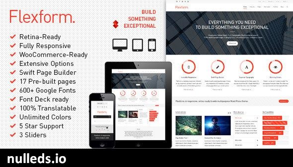 Flexform - Retina Responsive Multi-Purpose Theme