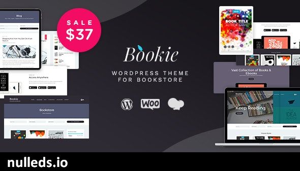 Bookie - WordPress Theme for Books Store