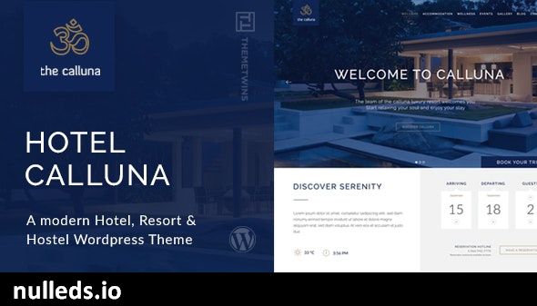 Calluna - Hotel WordPress Theme