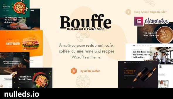 Bouffe - Restaurant & Coffee Shop Theme