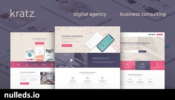 Kratz | Digital Agency Marketing and SEO WordPress Theme