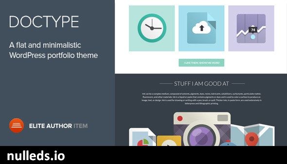 Doctype - A Flat and Minimal Portfolio Theme