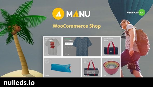 Manu - Travel Store WooCommerce WordPress Theme