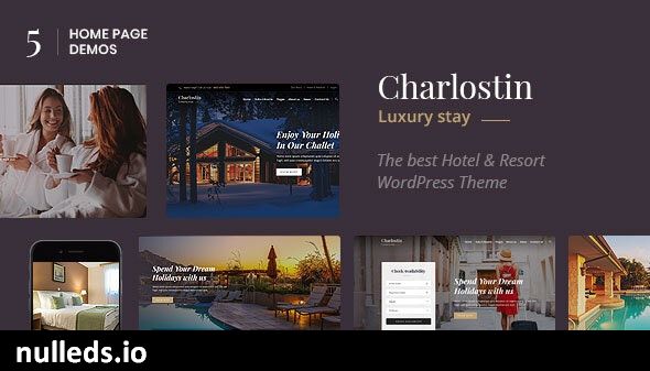 Charlostin - Hotel & Resort Booking WordPress Theme