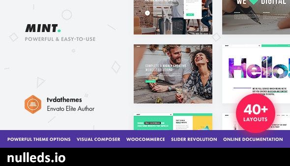 Mint - Creative Multi-Purpose WordPress Theme