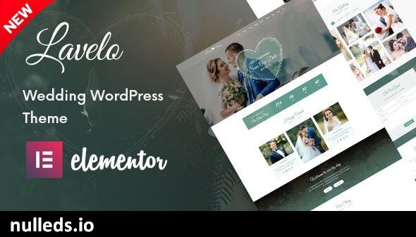 Lavelo - Wedding WordPress Theme