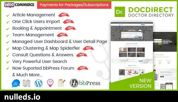 DocDirect - WordPress Theme for Doctors and Healthcare Directory