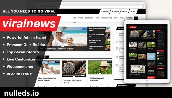 ViralNews - Buzz WordPress theme