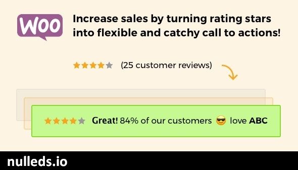 Rating Stars Messages for WooCommerce