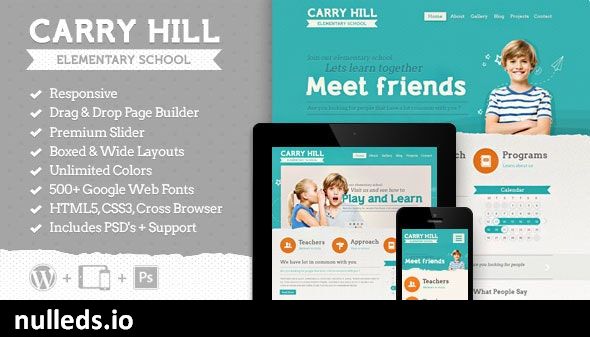 Carry Hill School - Education Wordpress Theme